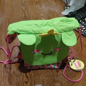 Lush Green and Pink Frog Kids Bag